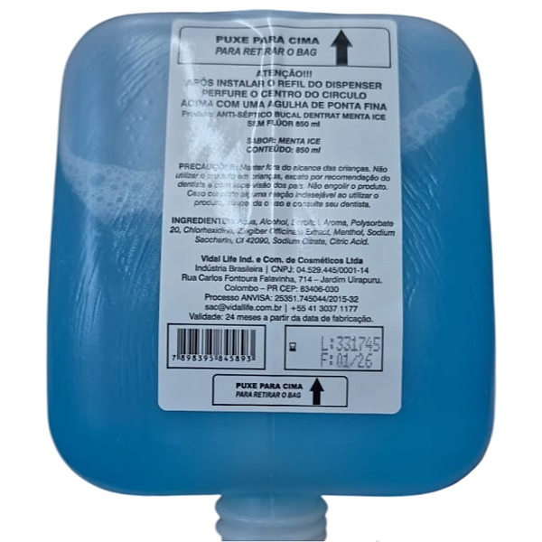 Refil Enxaguante Bucal 850ml - Machfloss