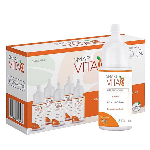 Vitamina C Antioxidante Para Pele Smart Vita C 5 ML Smart GR