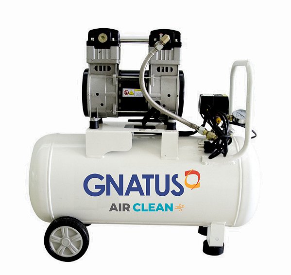 Compressor Odontológico Isento De Óleo Air Clean 50L Gnatus