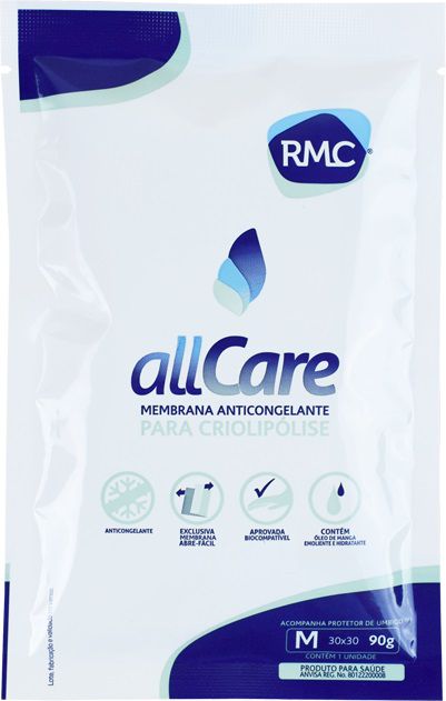Membrana Manta Para Criolipólise Anticongelante All Care Tamanho M Com 16 RMC