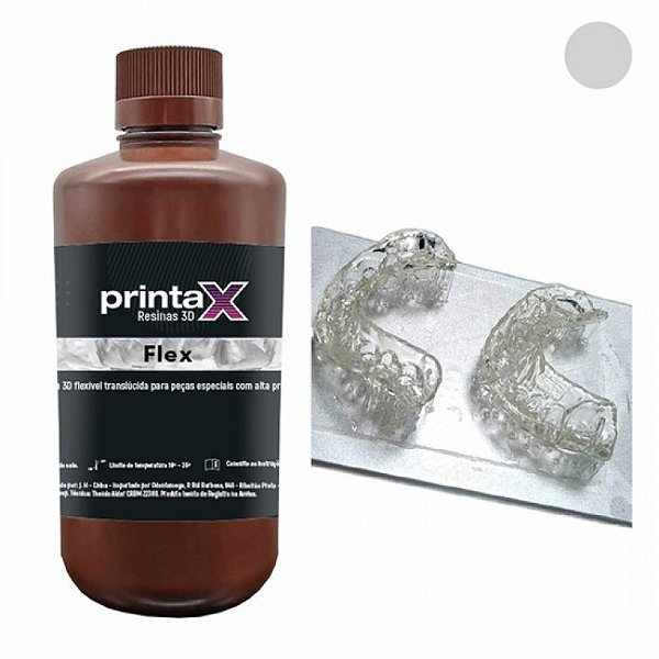 Resina Para Impressora 3D Printax Flex OdontoMega 500gr