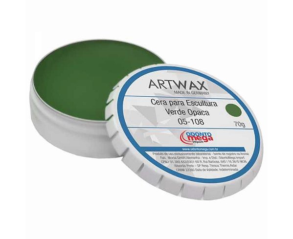 Cera Para Escultura Artwax Press Verde Opaca Odontomega