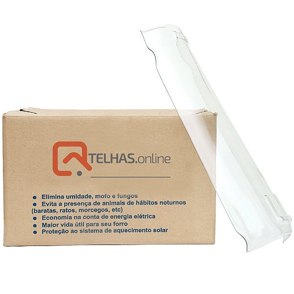 Kit 10 Telhas PET Plástica Colonial (Paulista) Capa / Canal