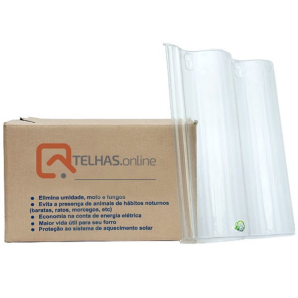 Kit 5 Telhas PET Plástica Voga Eurotop