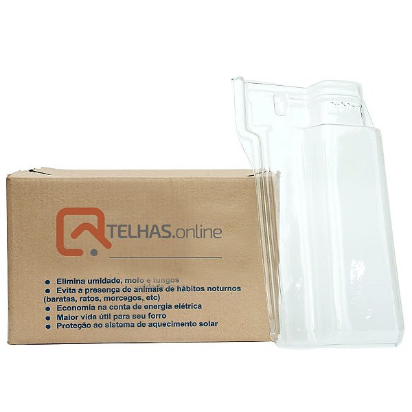 Kit 5 Telhas PET Plástica Romana