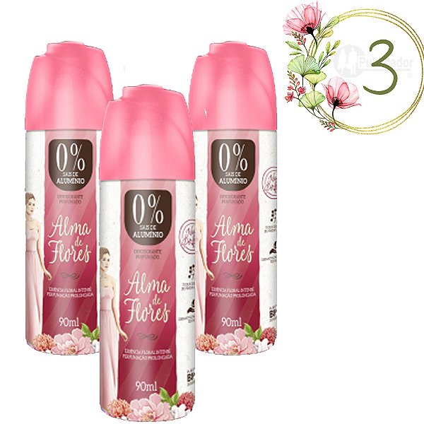 3 Desodorante Spray 90ml Senador Classic 24h Proteção Masculino