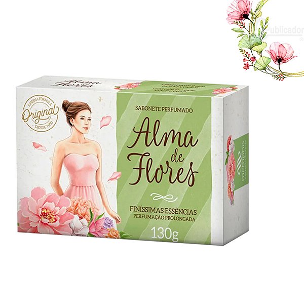 Sabonete em Barra Alma de Flores Clássico Original 130g Unidade