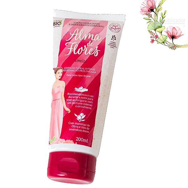 Loção hidratante Alma de Flores Floral Intense 200ml