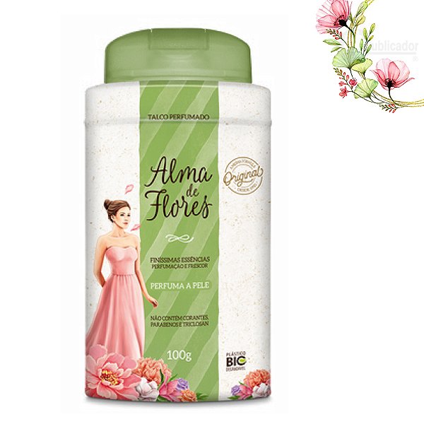 Talco Perfumado Alma De Flores Tradicional 100G - Memphis