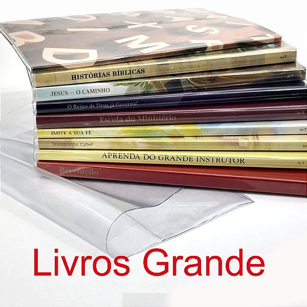 Capa para Livros Seja Feliz Para Sempre , Imite sua Fé e Pastoreiem - transparente