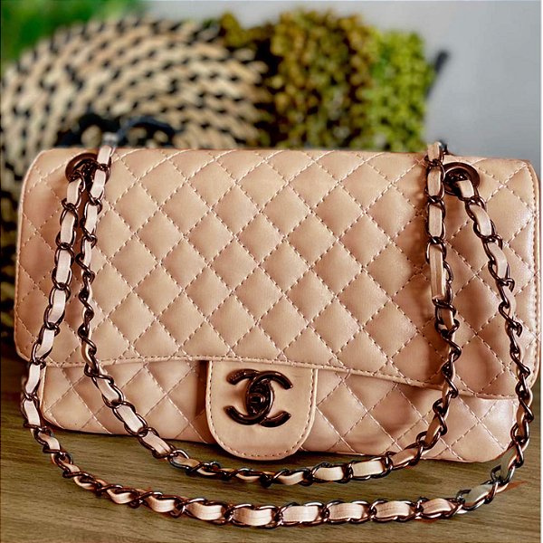 Bolsa C.H. 2.55 classic double flap Nude