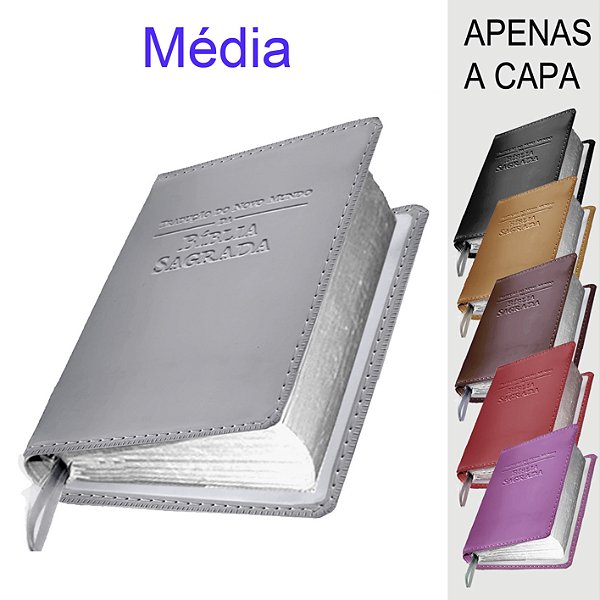 Capa de Bíblia MÉDIA em couro sintético com Impresso p ara Tradução do Novo Mundo