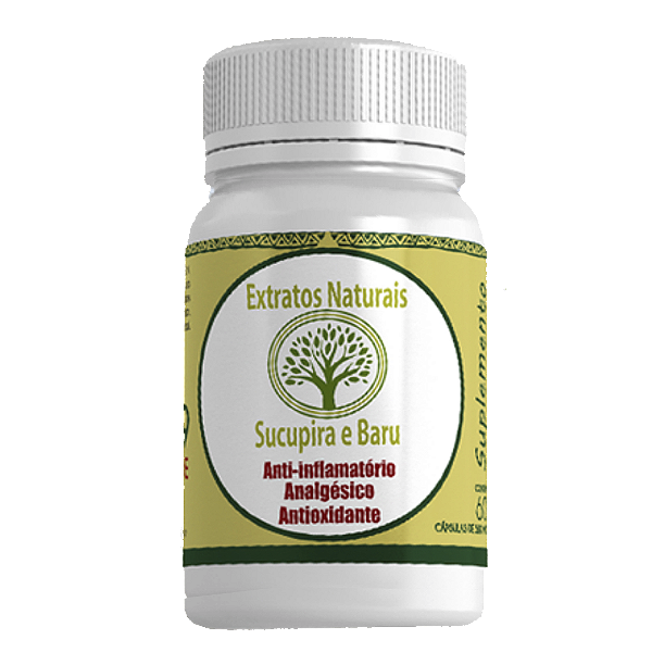 Óleo de Sucupira e Baru 60 Cápsulas