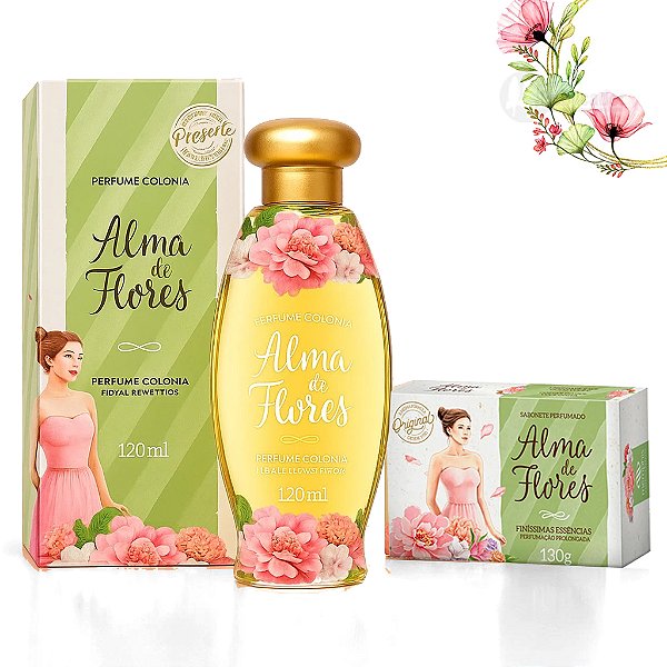 Deo Colônia Alma de Flores 120ml