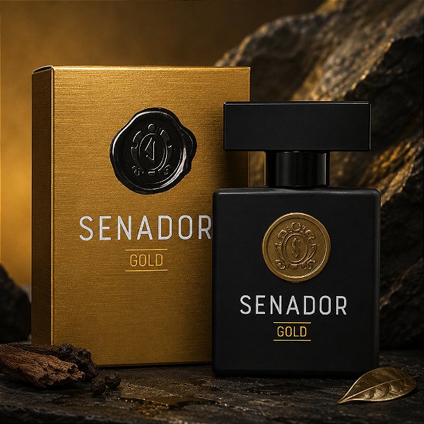 Deo Colônia Senador Gold 50ml – Masculino | Elegância, Sofisticação e Longa Duração