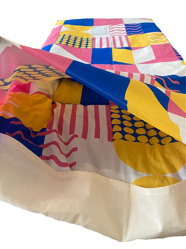 Manta Orgônica com capa lavável - 175 cm x 70 cm