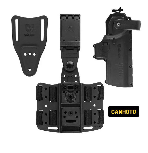 Coldre Tático Hammer Pro Universal CANHOTO - Imbel Taurus Glock Colt