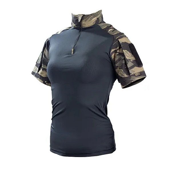 Combat Shirt Feminina Tiger Jungle Safo Military