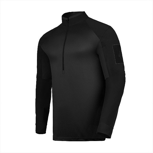 Combat Shirt Preta Invictus HAWK - ALL BLACK 2022