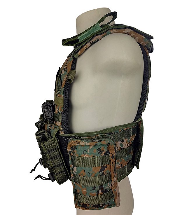 Colete Tático Plate Carrier Marpat Shooter 2.0 LOJA WWART Tático