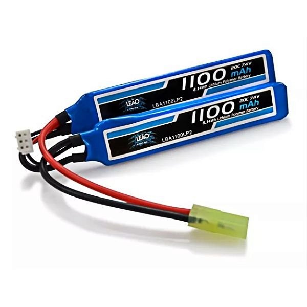 Bateria LiPo Airsoft 7.4V 20/40C 1100mAh