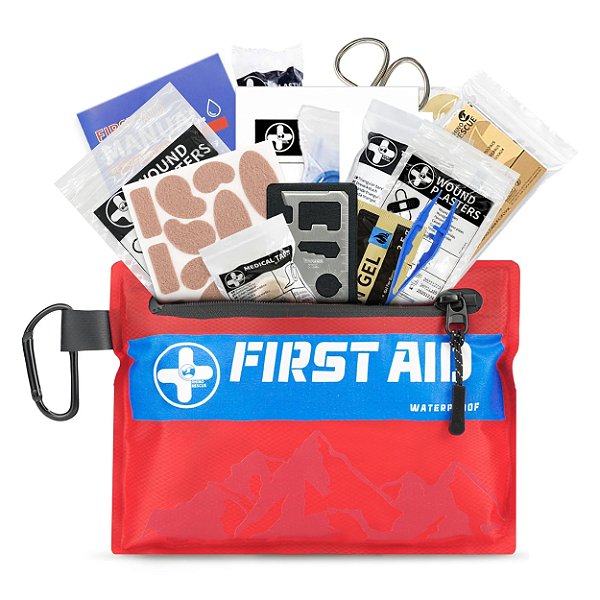 Kit de Primeiros Socorros APH Impermeável 107 Pçs - Rhino Rescue