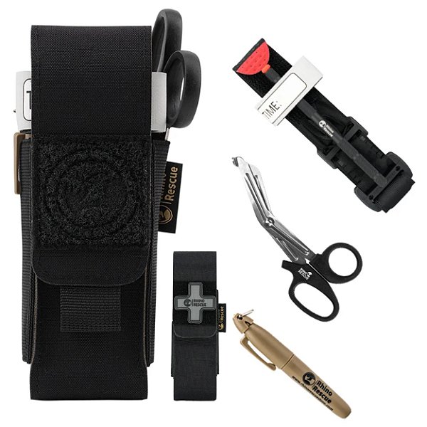 Combo Porta Torniquete + Torniquete e Acessorios APH - Rhino Rescue