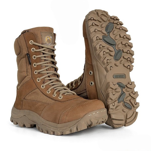 Coturno Airstep 8628-35 Coyote c/ Zíper - Projeto Cobra