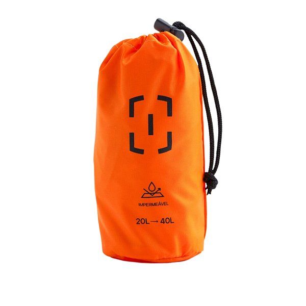 Capa de Chuva Para Mochilas 40L á 60L Invictus Drypack - Laranja