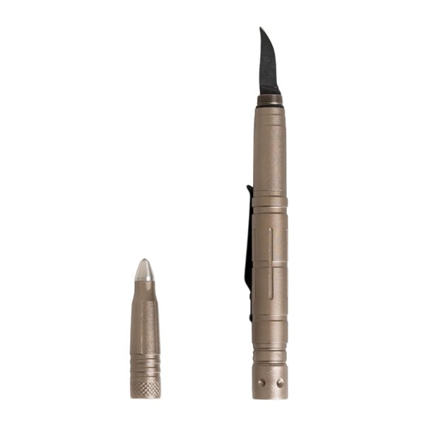 Caneta Tática X-Treme Com Lãmina Quebra Vidro Lanterna Clip Tático