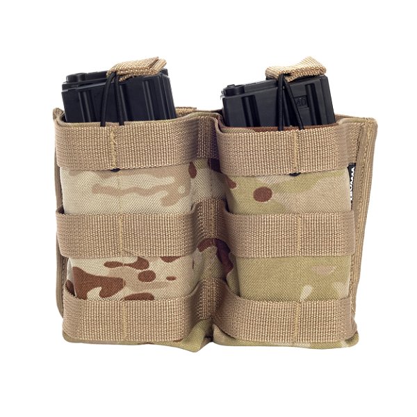 Porta carregador Quadruplo Cordura 1000D - WWART P1000 Multicam Arid