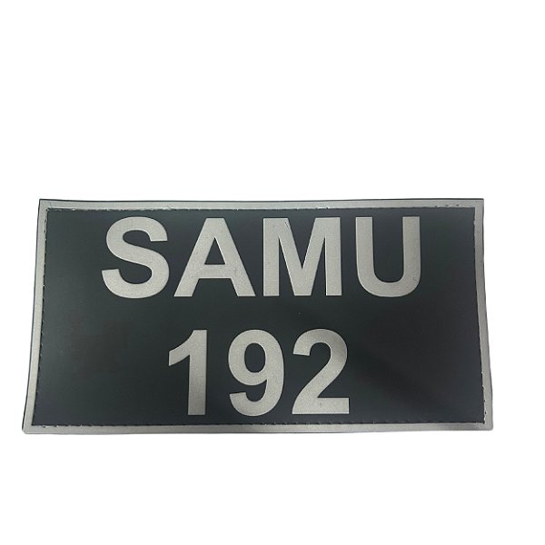 Patch Emborrachado SAMU 192 19x10