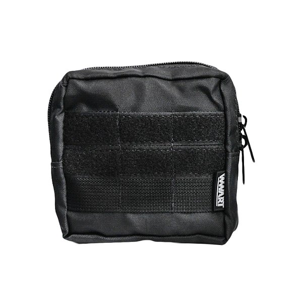 Bolso Molle Preto quadrado WWART TACTICAL