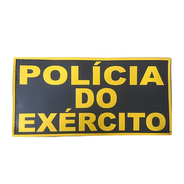 Patch Emborrachado Polícia do Exército 20x10