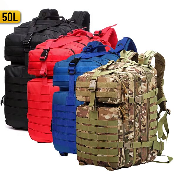Mochila Militar 50 Litros - Padrão