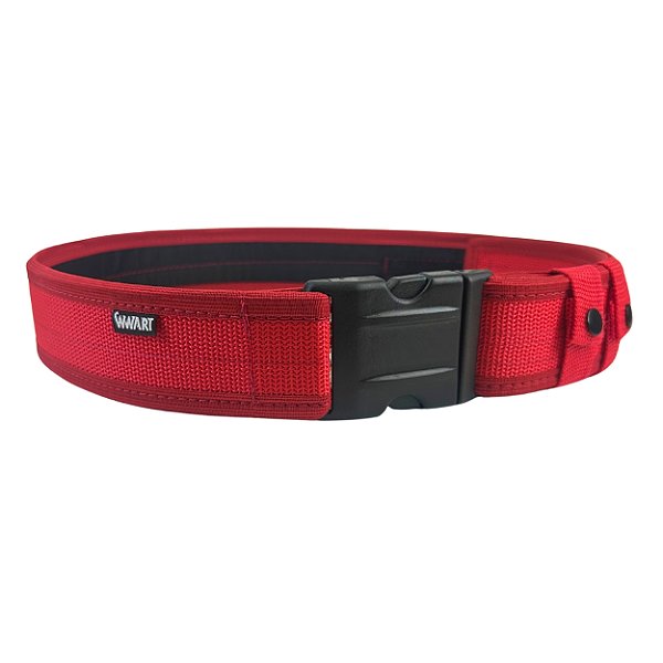 Cinto Tático Militar Vermelho - Bombeiro Socorrista