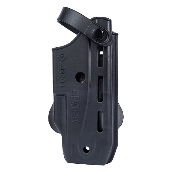 Coldre Tático Spark Nível II com Trava de Segurança - Canhoto