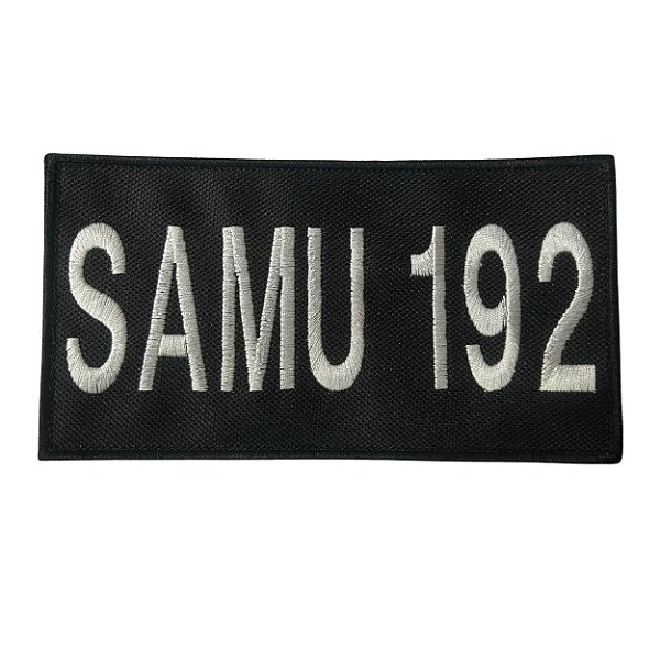 Patch Bordado SAMU 192 18x10