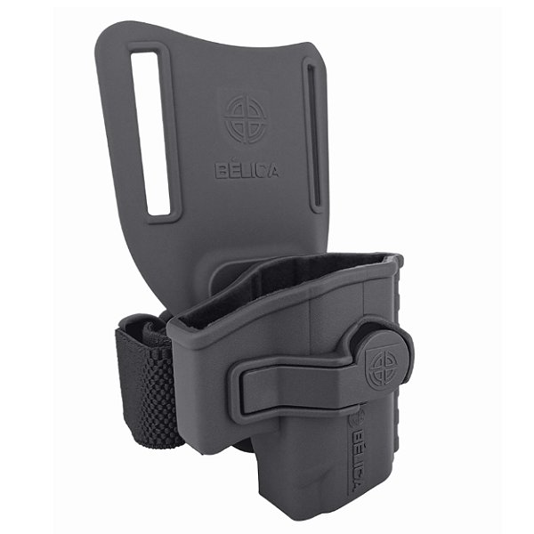 Coldre de Perna Eagle FIT Mid-Ride Bélica - Preto