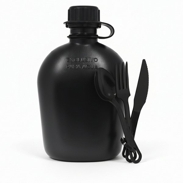 Combo Cantil + Talher de Campanha Bélica