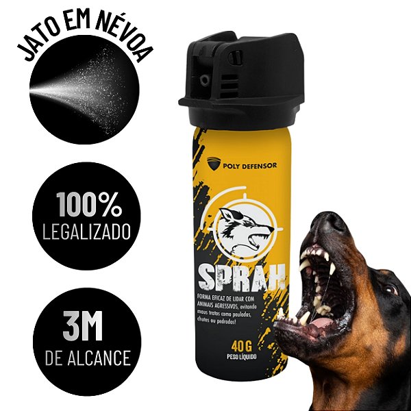 Spray Paralisante Repelente para Animais Hostis