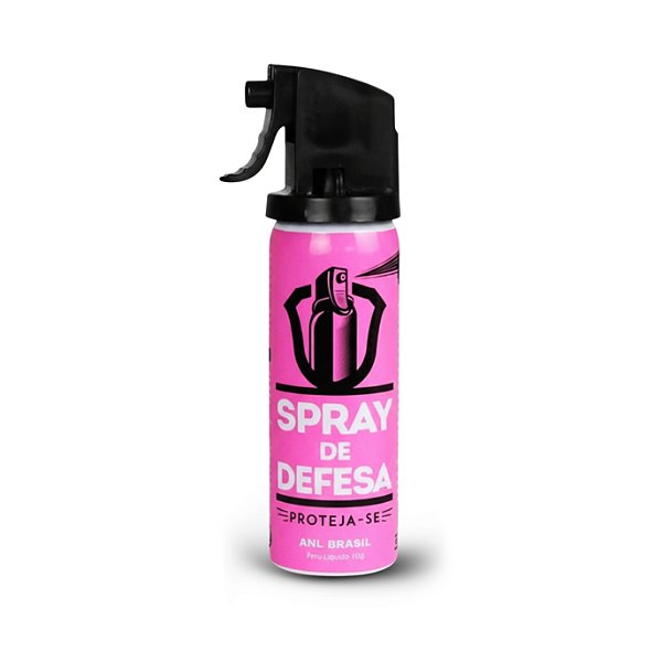 Spray Defesa Pessoal Feminina Gengibre + Arma de Choque Pequeno