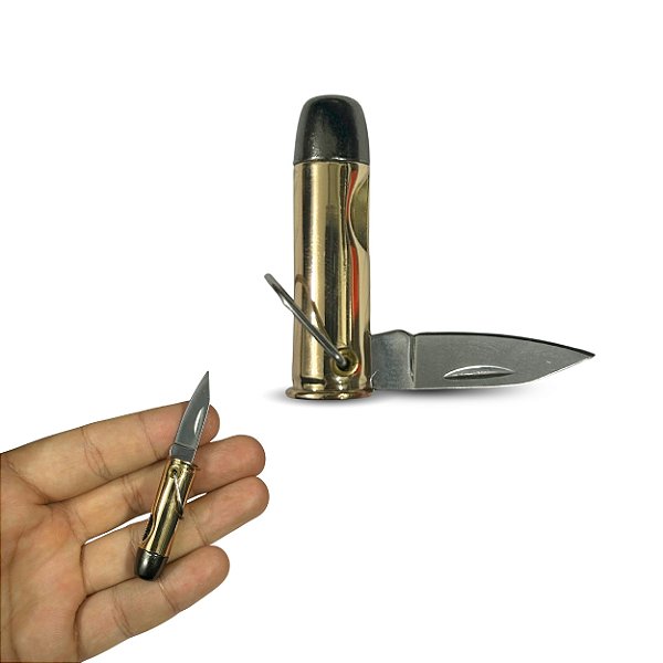 Mini Chaveiro Munição e Canivete - Item Grátis