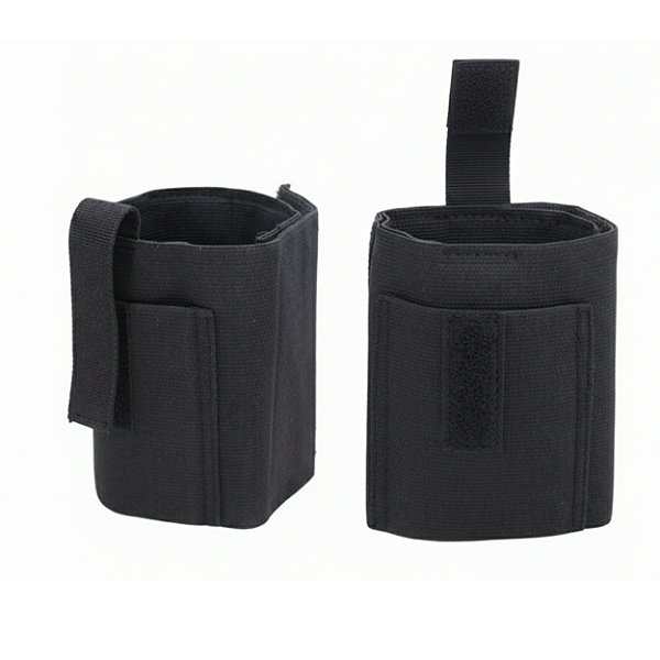 Coldre Tático de Tornozelo Velado em Neoprene - Black