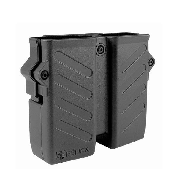 Porta Carregador Duplo VECTOR Bélica - FAST - Preto