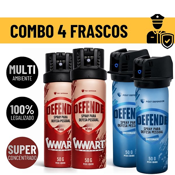 Combo Empresa Spray jato direto + névoa MULTI Ambiente - 4 Unidades