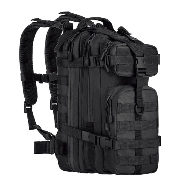 Mochila Tática Invictus Assault 30L Preta