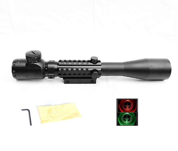 Luneta Sniper 3x9x40 EG Retículo Iluminado trilho 11mm/22mm