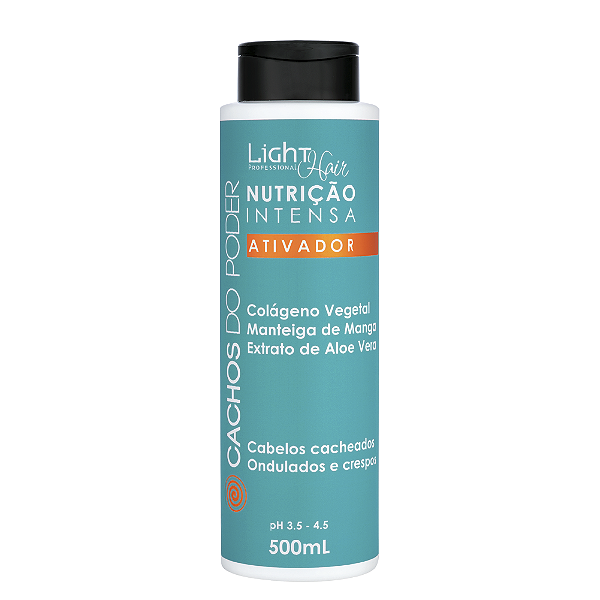 ATIVADOR DE CACHOS E UMIDIFICADOR NUTRITIVO - 500 ML LIGHT HAIR