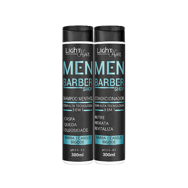 Kit Barber Shop Men - 300ml Light Hair